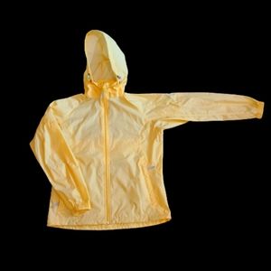 Columbia:: Packable yellow rain jacket, size Med
